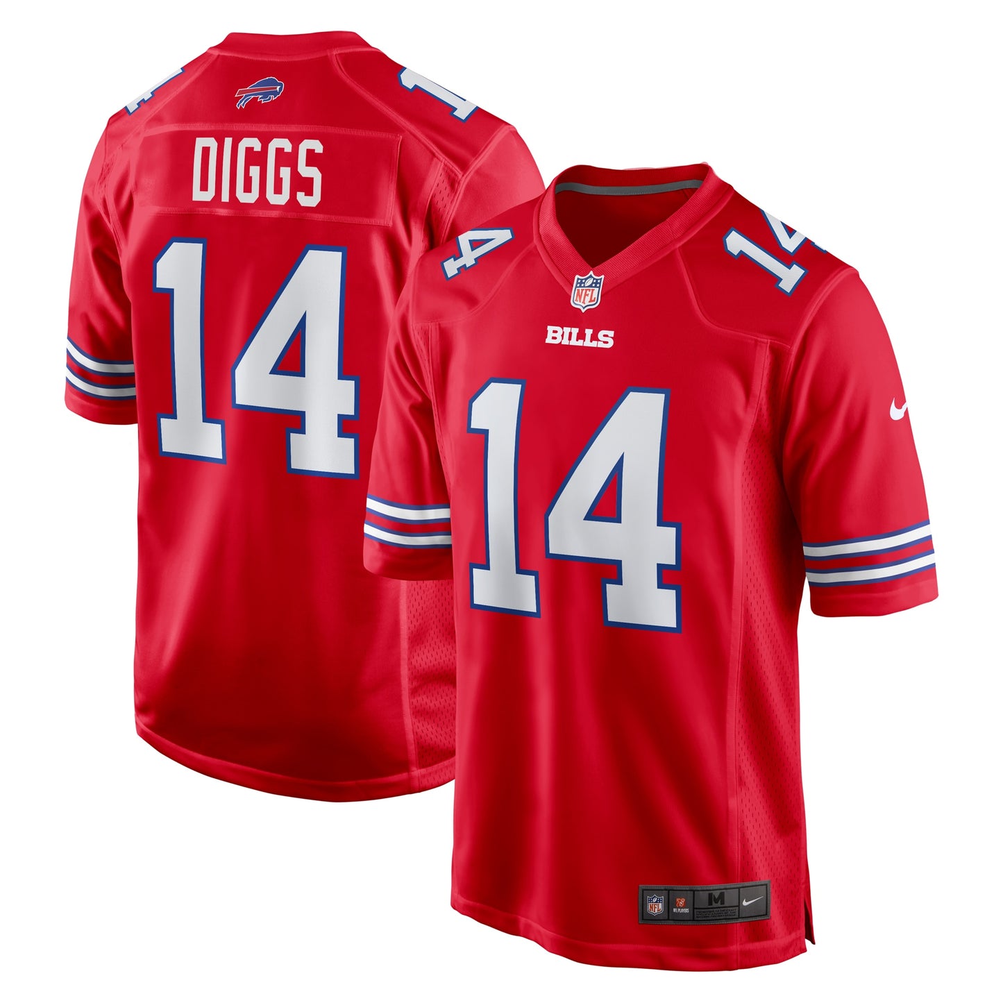 Stefon Diggs Buffalo Bills Nike Alternate Game Jersey - Red