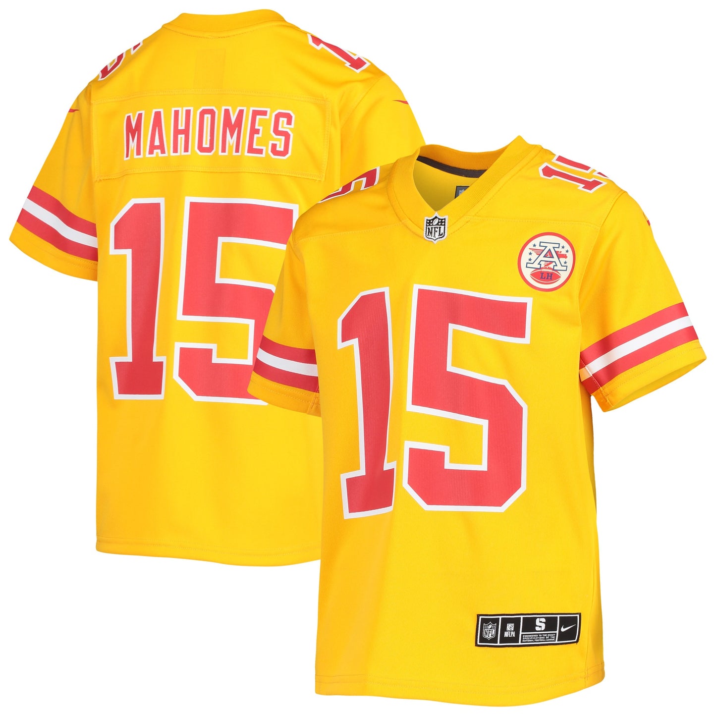 Patrick Mahomes Kansas City Chiefs Nike Youth Inverted Team Game Jersey - Gold