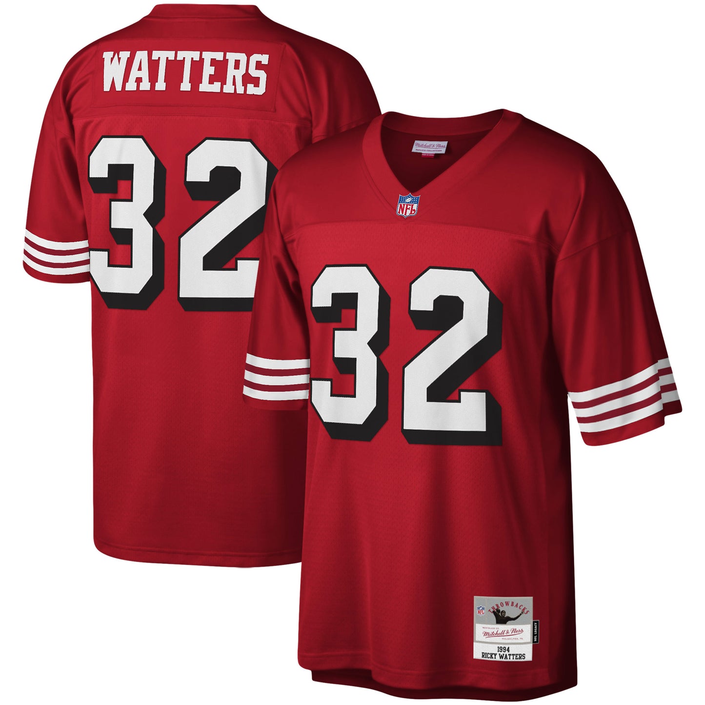 Ricky Watters San Francisco 49ers Mitchell & Ness Legacy Replica Jersey - Scarlet