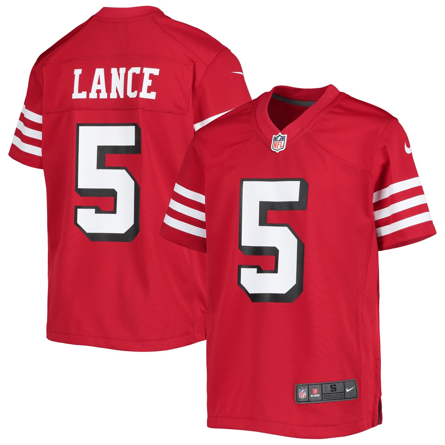 Trey Lance San Francisco 49ers Nike Youth Game Jersey - Scarlet