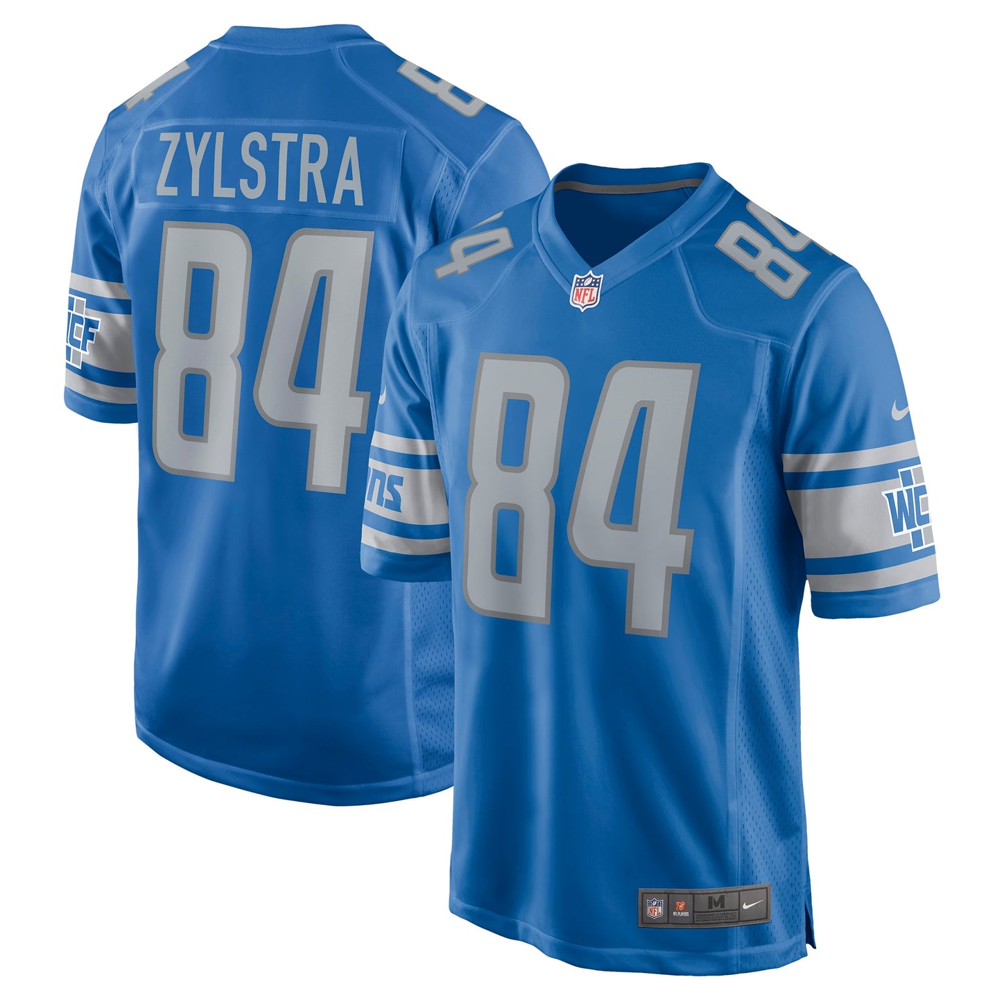 Shane Zylstra Detroit Lions Nike Game Jersey - Blue